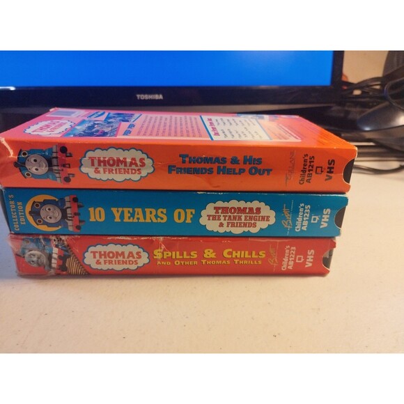 Thomas The Tank Engine Lot Of 3 VHS - George Carlin, Alec Baldwin - Rare - Picture 5 of 6